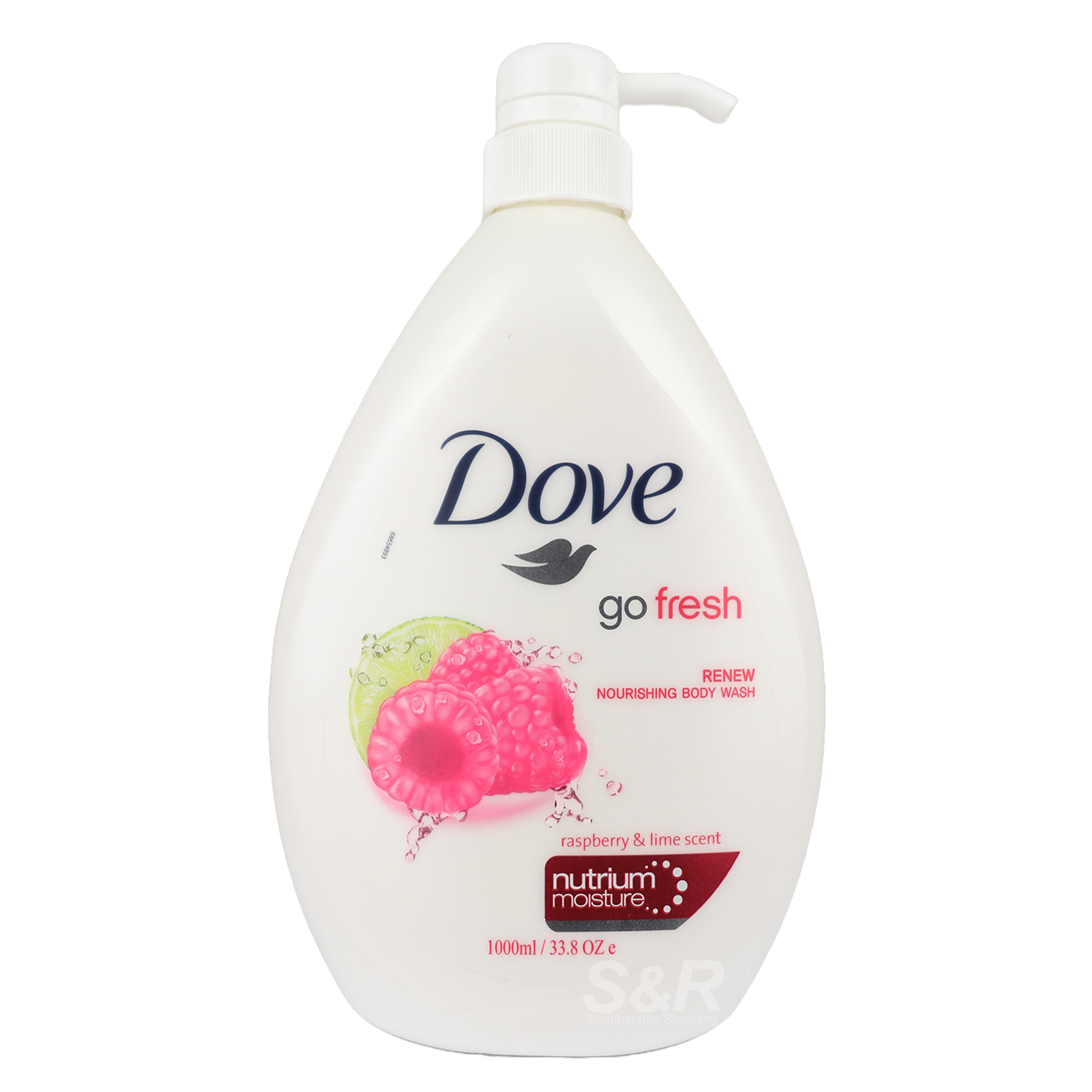 Dove Go Fresh Renew Nourishing Body Wash Raspberry and Lime Scent 1L Dove Go Fresh Renew Nourishing Body Wash Raspberry and Lime Scent 1L